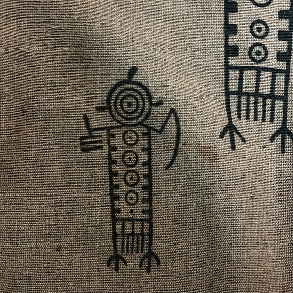 Gorgeous Venus Imports Cotton Tribal Button Down Jacket Medium - Picture 7 of 7